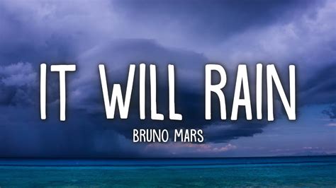 it will rain letra en ingles.